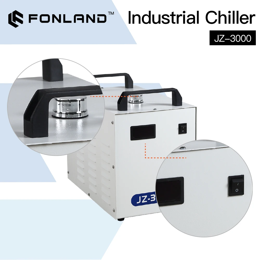 Laser Industrial Chiller - Enfriador de Agua Industrial FONLAND JZ-3000