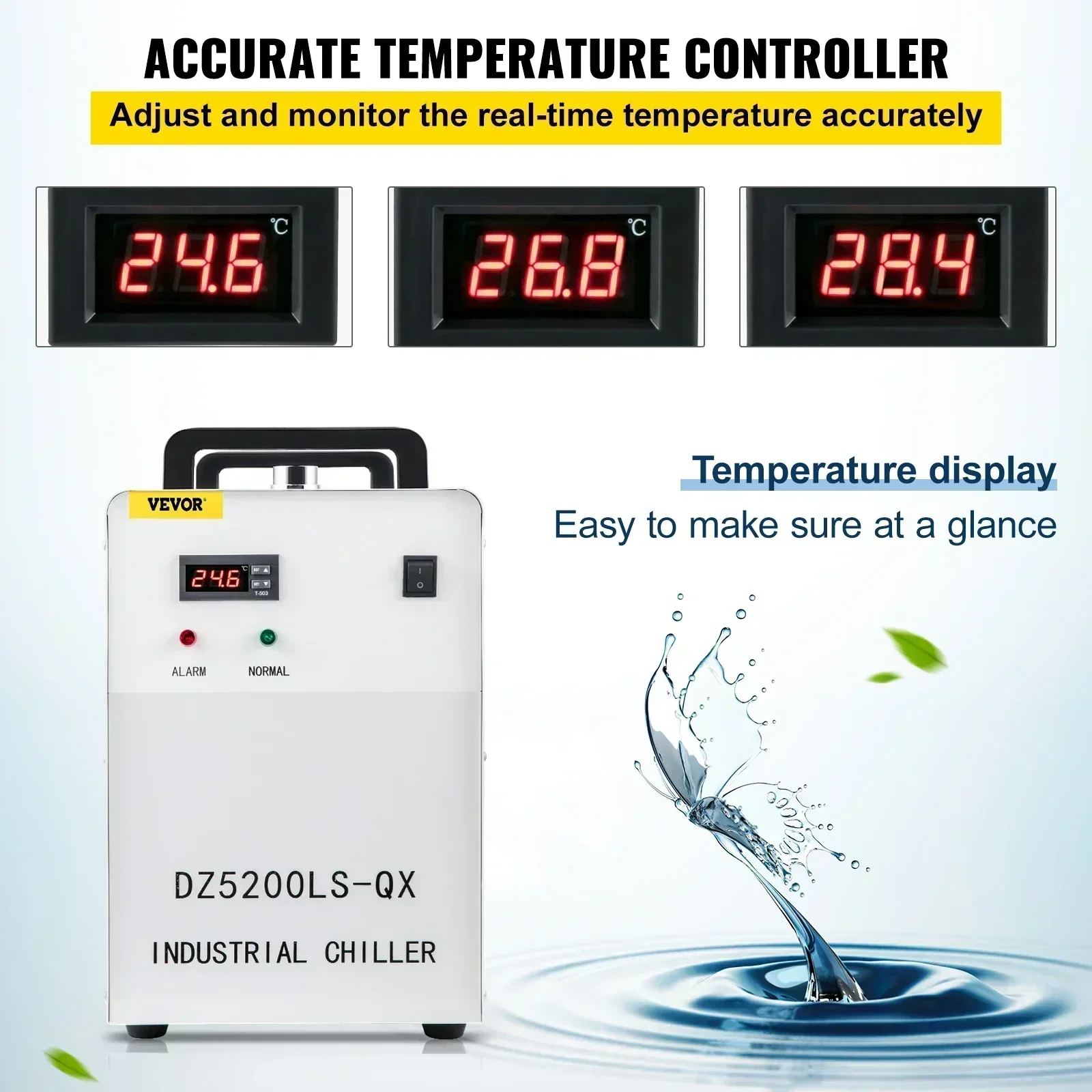 Enfriador de Agua Industrial S - Laser Industrial Chiller reseña y precio