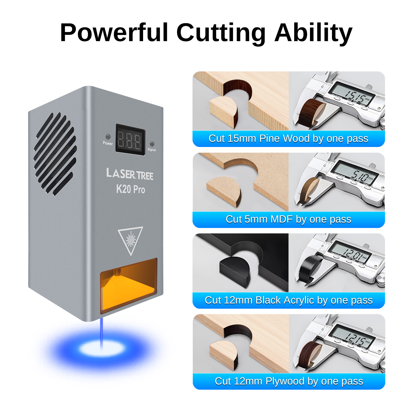 Árbol láser de alta potencia,  - Industrial Laser Engraver reseña y precio